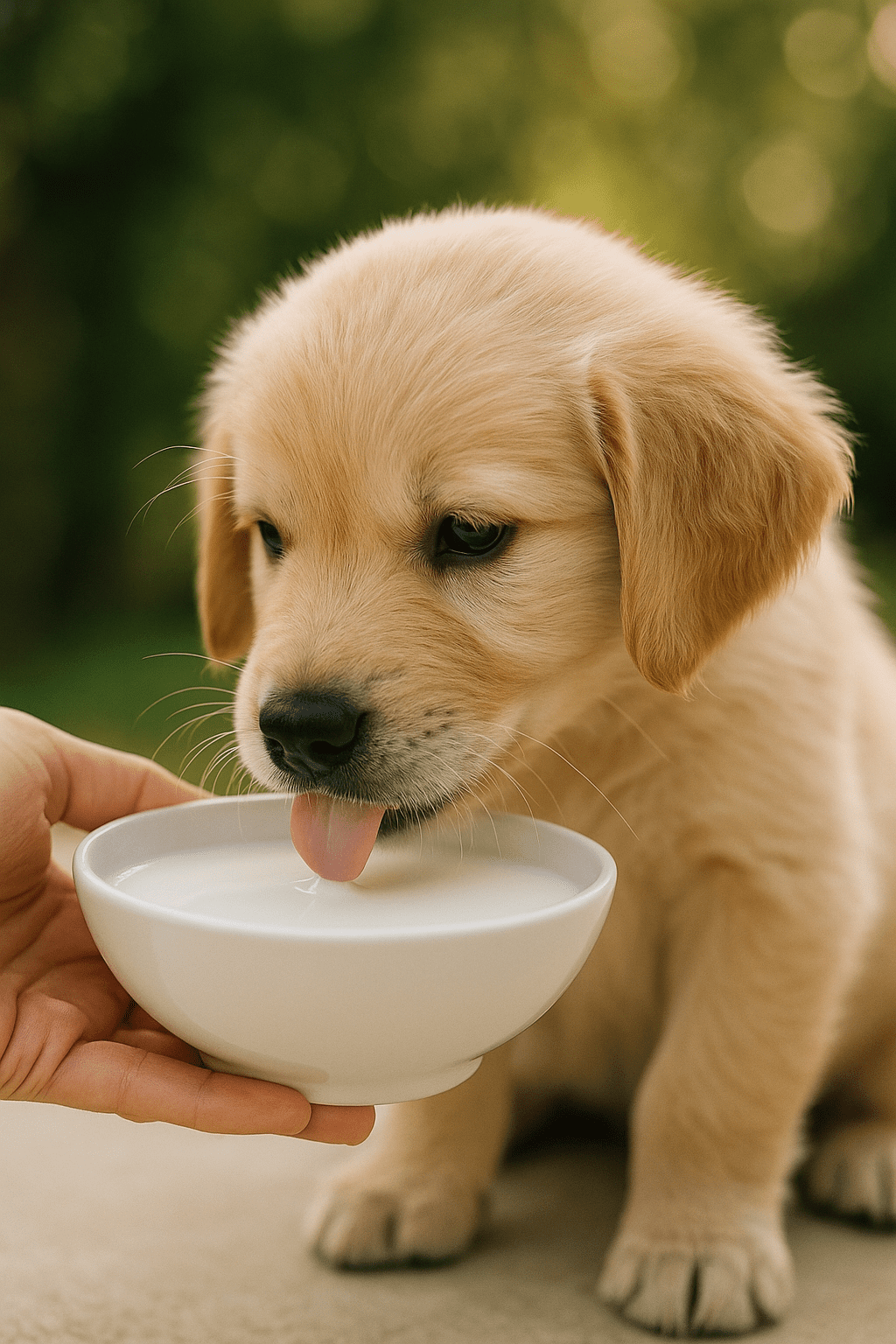 cachorro pode beber leite