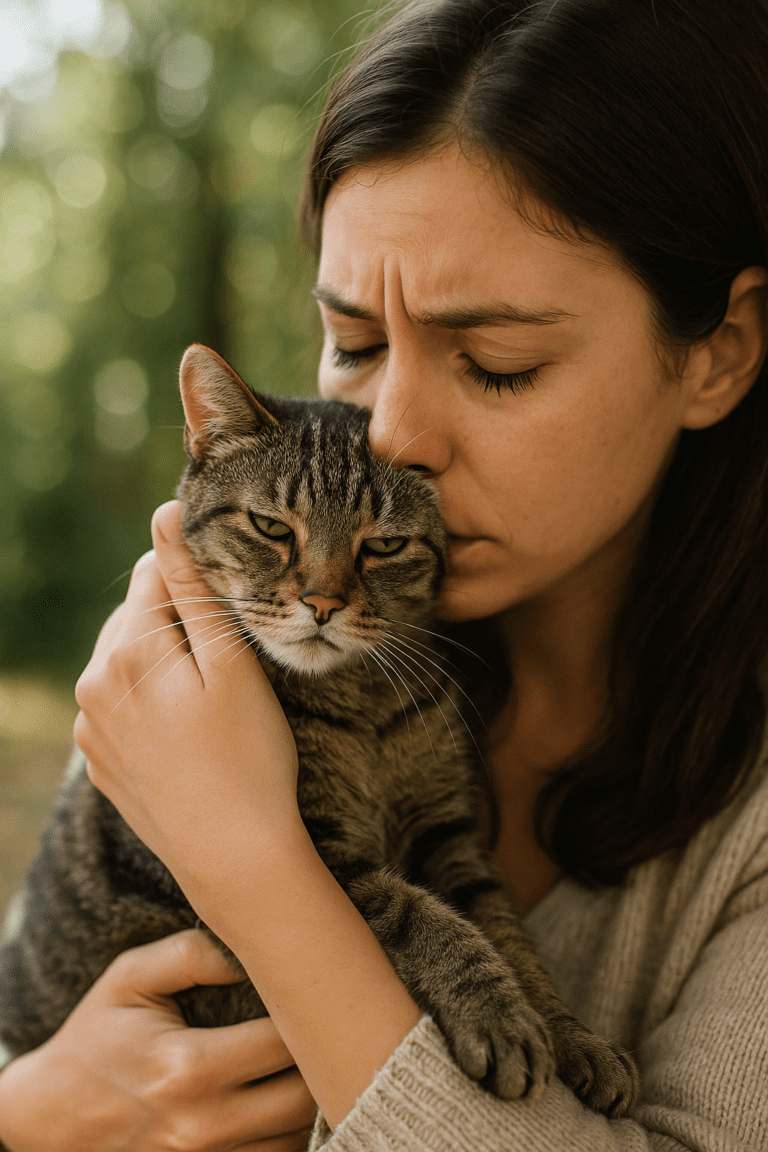 sinais de gato doente