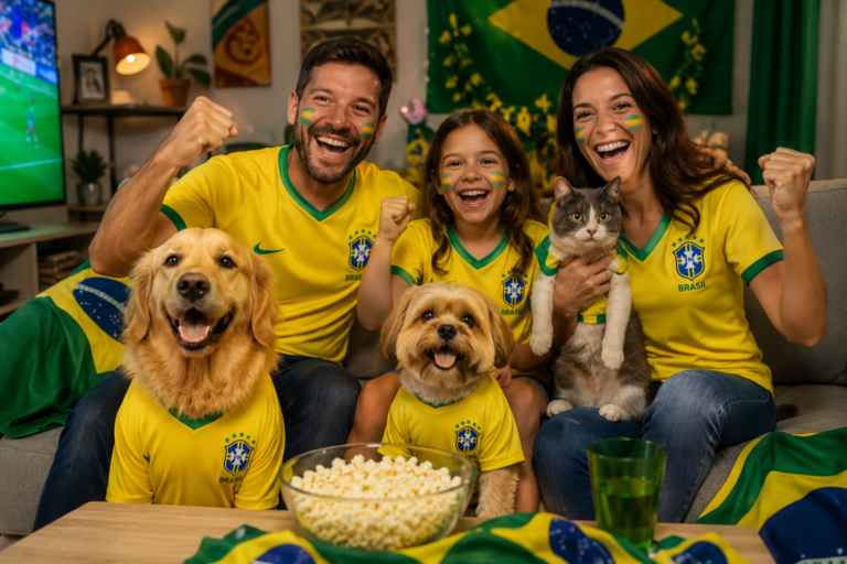 roupa pet do Brasil para copa do mundo 2026
